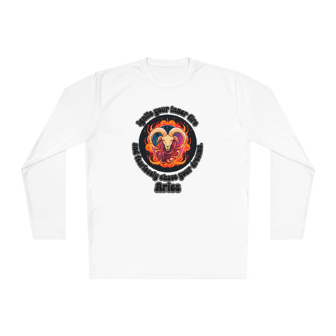 Lightweight Long Sleeve Tee - Aries - Ignite your inner fire and fearlessly chase your dreams