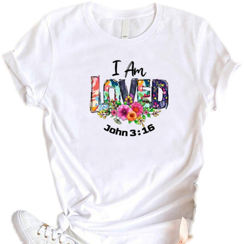 I Am Loved Casual T-Shirt Top