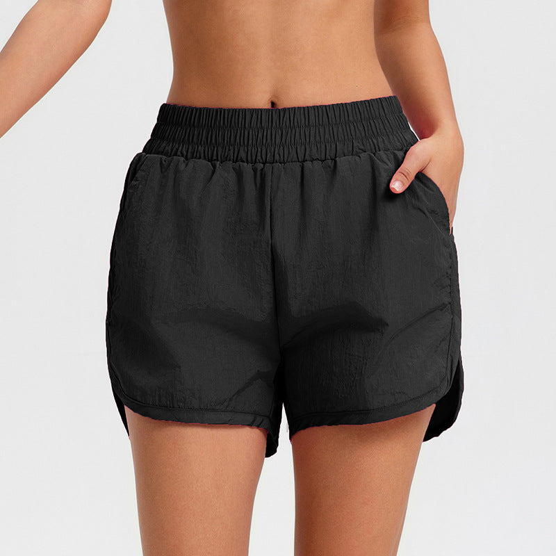 Sweat-absorbent Quick-drying High Waist Sports Shorts For Women