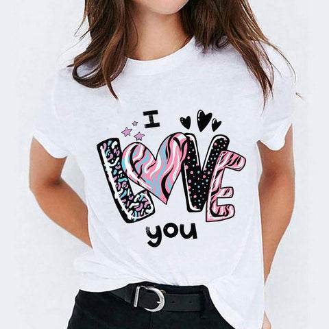 Cartoon Love Sweet Cute T-Shirt