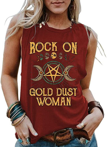 New Ladies Rock On Tank Top