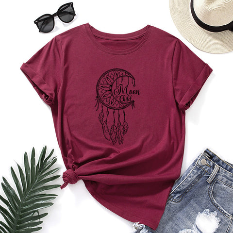 Moon Child Dream Catcher T-Shirt