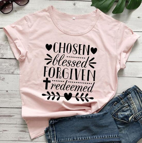 Chosen, Blessed Short-sleeved T-shirt Top