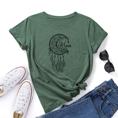 Moon Child Dream Catcher T-Shirt