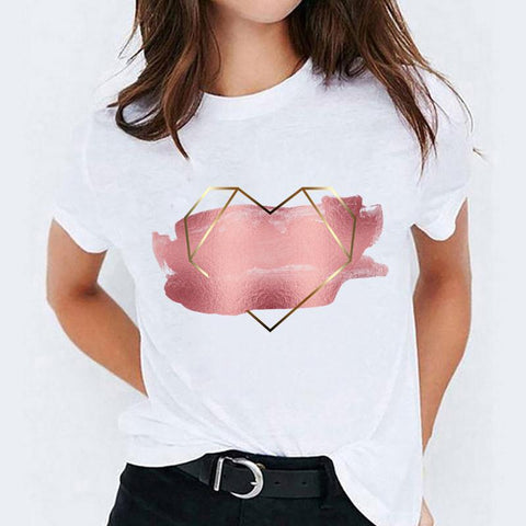 Cartoon Love Sweet Cute T-Shirt