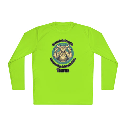 Lightweight Long Sleeve Tee - Taurus - Grounded strength, unwavering determination