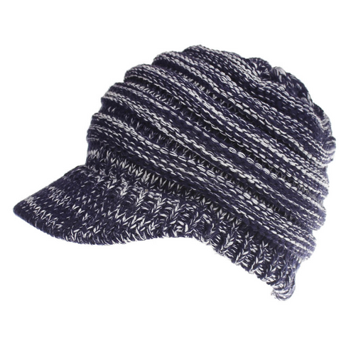 Ponytail Beanie Hats Soft Knit Caps