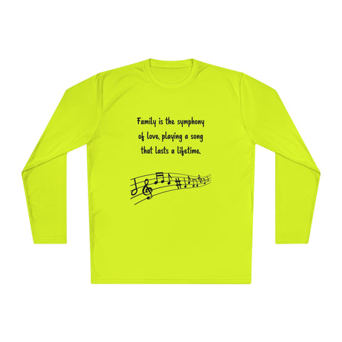 Lightweight Long Sleeve Tee - Family is the symphony of love, playing a song that lasts a lifetime.