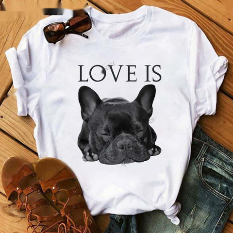 Fashionable Cartoon Dog T-Shirt