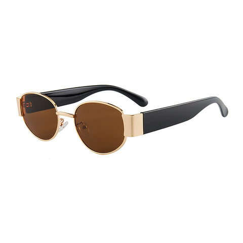 Trendy Small Frame Round Luxury Sunglasses