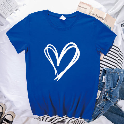 Double Love Loose Short Sleeve Top