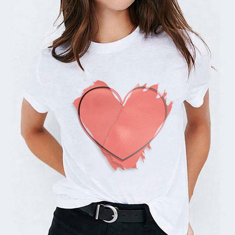 Cartoon Love Sweet Cute T-Shirt