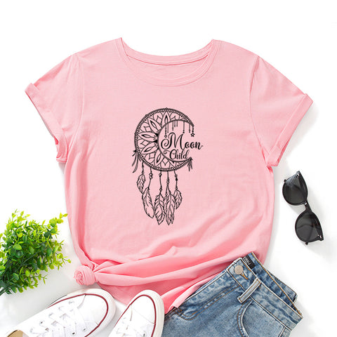 Moon Child Dream Catcher T-Shirt