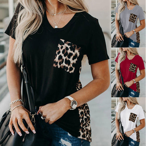 Leopard Print Knitted Women's Top