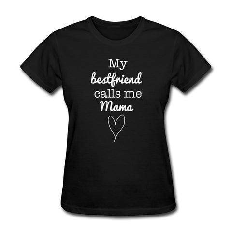 Women's My Best Friend Print Short-sleeve Top