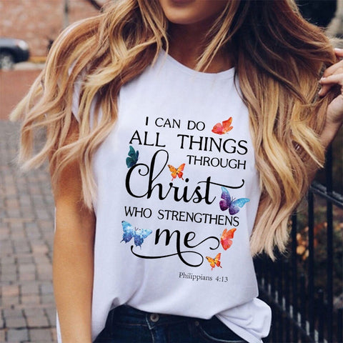 I Can Do All Things Through Christ Who Strengthens Me T-Shirt