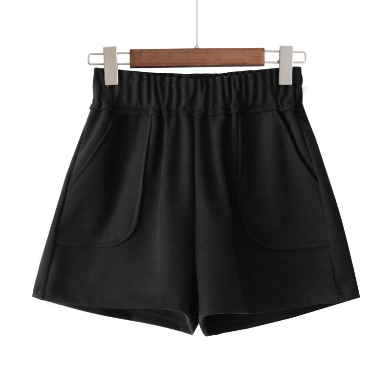 Women's High Waist Wide Leg A-line Shorts