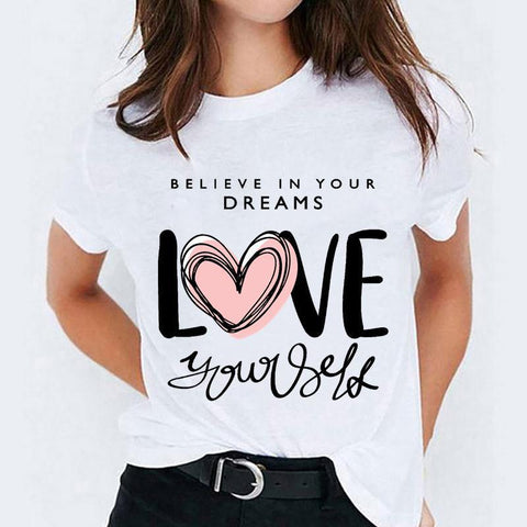 Cartoon Love Sweet Cute T-Shirt