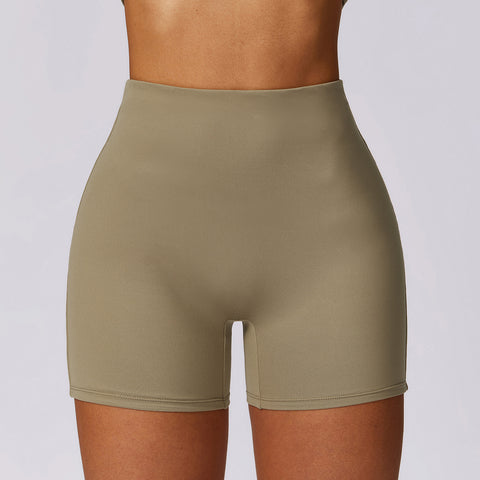 Brushed Outer Wear Contracting Fitness Shorts