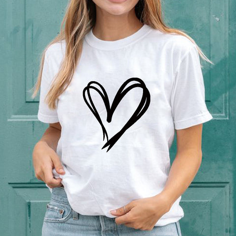 Double Love Loose Short Sleeve Top