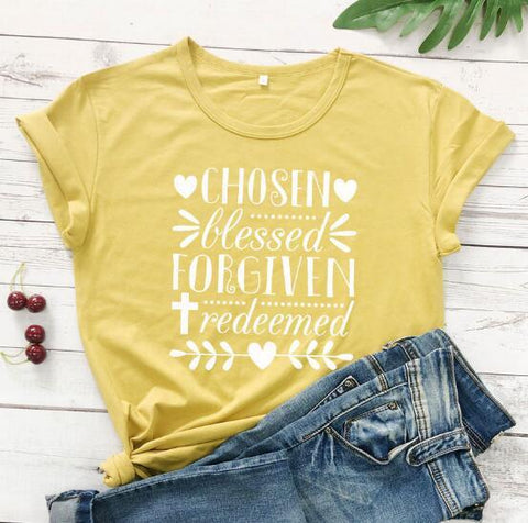 Chosen, Blessed Short-sleeved T-shirt Top