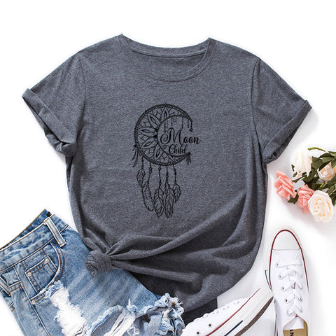 Moon Child Dream Catcher T-Shirt