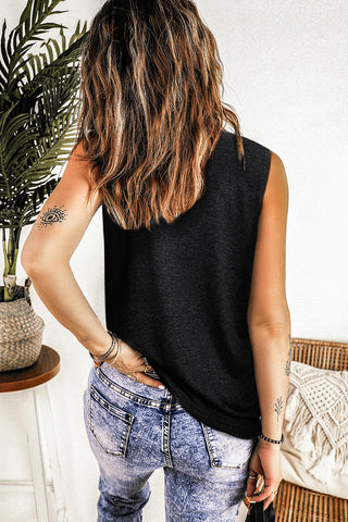 Versatile Loose Racerback Tank Top