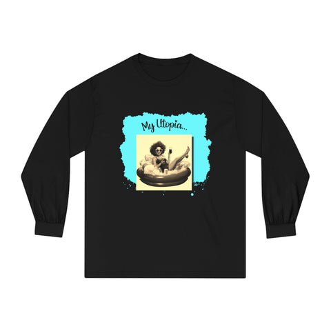 Unisex Classic Long Sleeve T-Shirt - Pool Day - Happy Hideaway