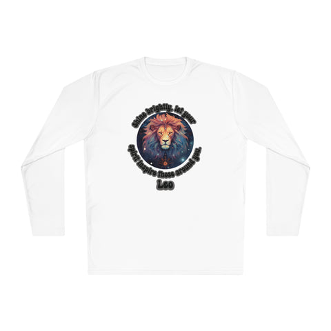 Lightweight Long Sleeve Tee - Leo - Shine brightly, let your spirit inspire those around you