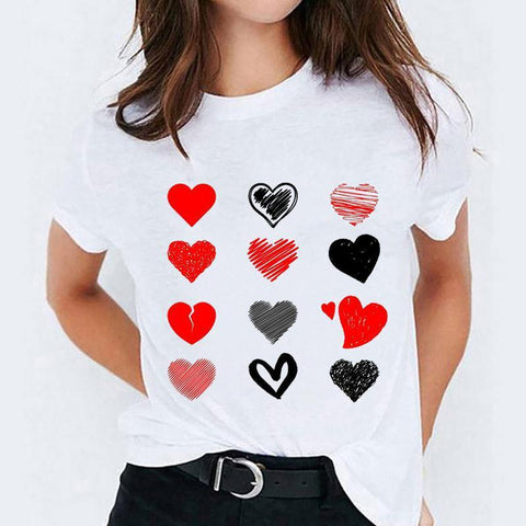 Cartoon Love Sweet Cute T-Shirt