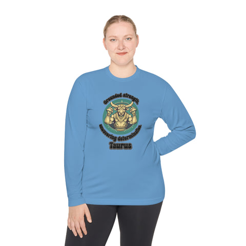 Lightweight Long Sleeve Tee - Taurus - Grounded strength, unwavering determination