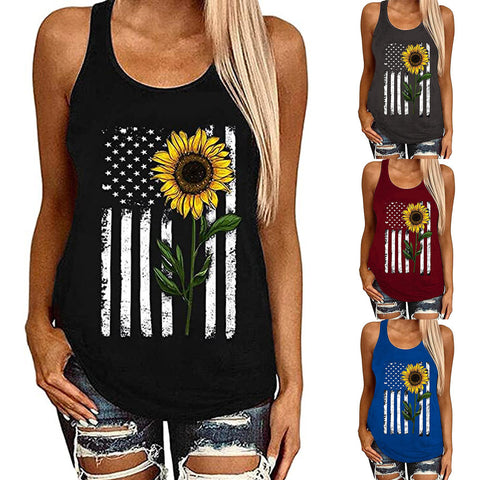 Hot New National Flag Printed T-shirt Tank