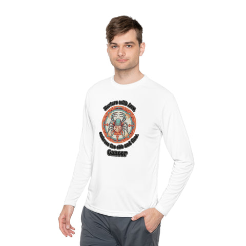 Lightweight Long Sleeve Tee - Cancer - Nurture with love, embrace the ebb and flow