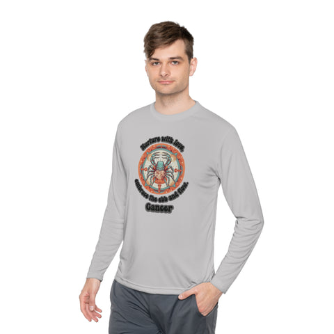 Lightweight Long Sleeve Tee - Cancer - Nurture with love, embrace the ebb and flow