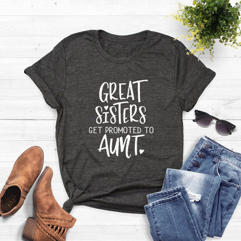 Great Sisters Great Aunt Crew Neck Women T Shirt