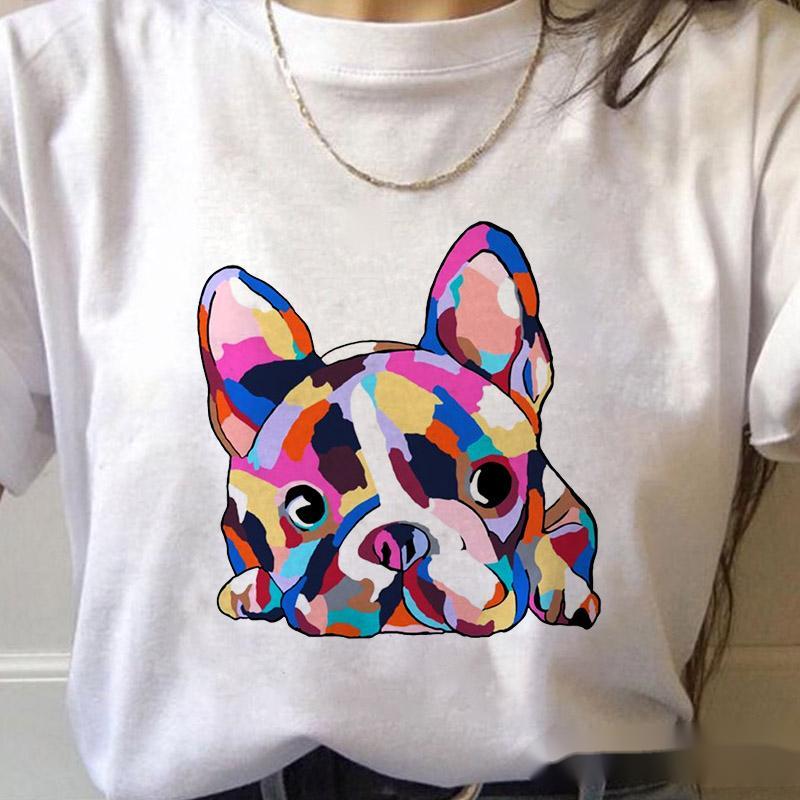 Love French Bulldog Cartoon T-shirt