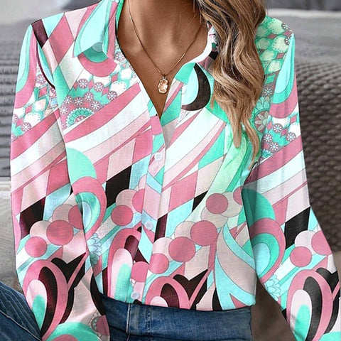 Colorful Geometric Elegant Top