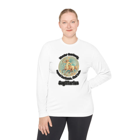 Lightweight Long Sleeve Tee - Sagittarius - Wander fearlessly, expand horizons, find truth