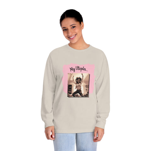 Unisex Classic Long Sleeve T-Shirt - Groove Dancing - Positively Chic