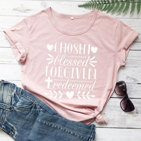 Chosen, Blessed Short-sleeved T-shirt Top