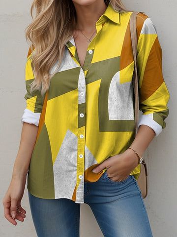 Colorful Geometric Elegant Top