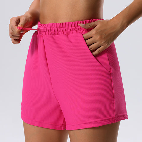 Summer Yoga, Fitness, Running, Elastic Mesh Quick Drying Shorts