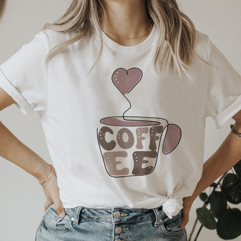 Sweet Cute T-shirt Loose Round Neck