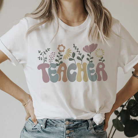 Sweet Cute T-shirt Loose Round Neck