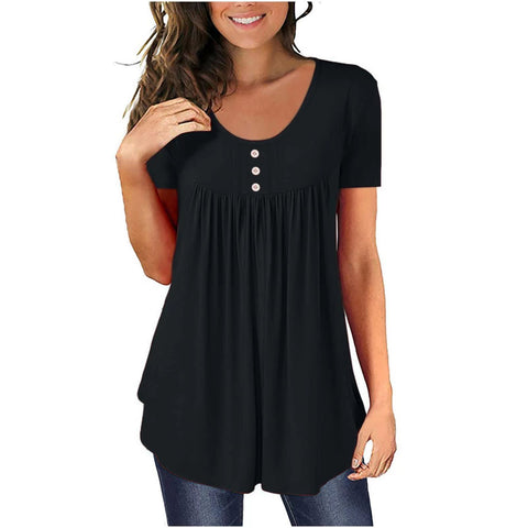 Women's Multi Design Short Sleeve Top