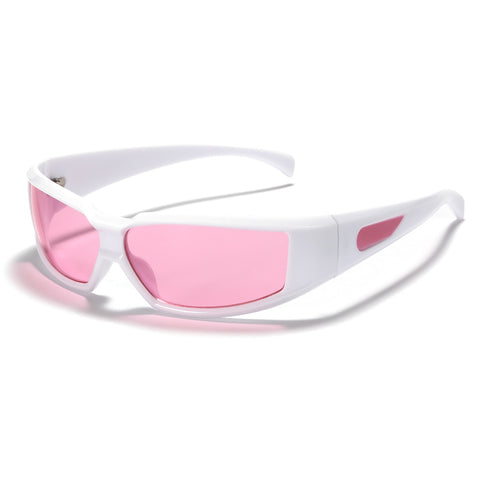 Oval Frame Sunglasses UV400 Fashion Y2K Retro Pink Glasses