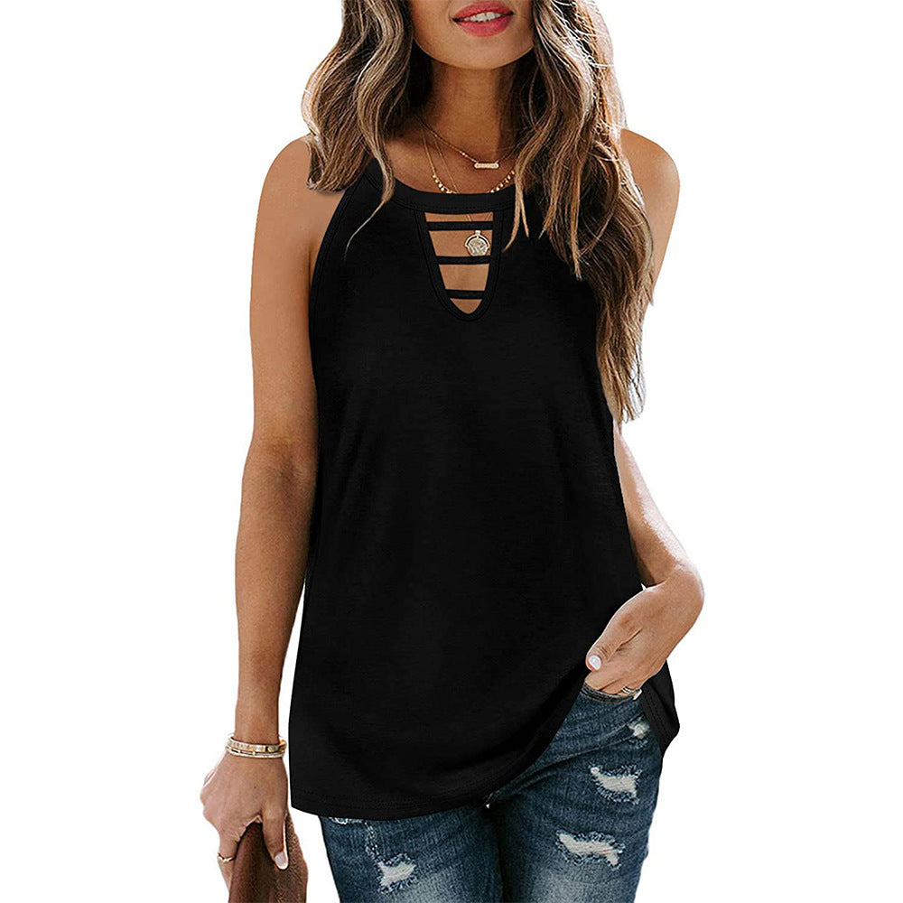 Hollow Casual Women's Tank Top