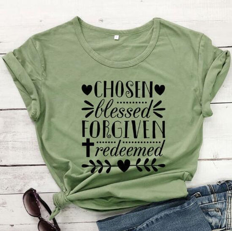 Chosen, Blessed Short-sleeved T-shirt Top