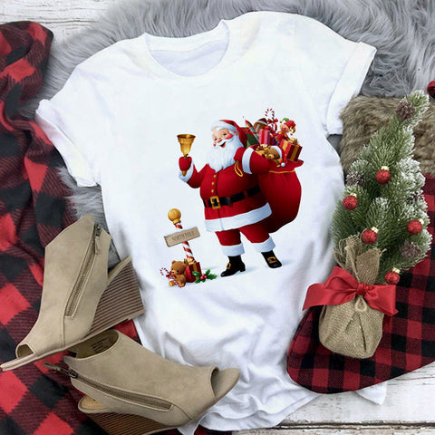 Christmas Cartoon Santa Claus T-Shirt