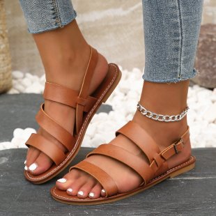 Fashion Round Toe Beach Roman Women's Sandals